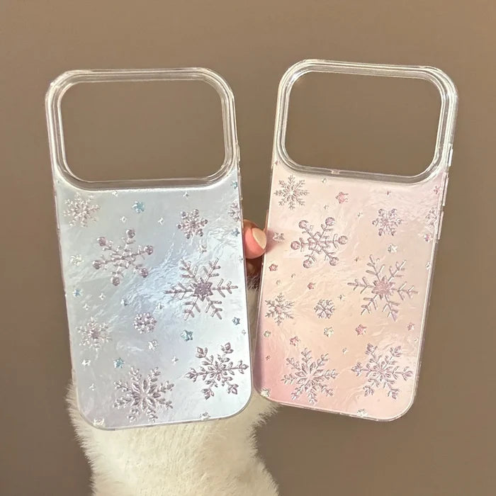 Korean Christmas Snowflakes Phone Case For iPhone PhoneShells