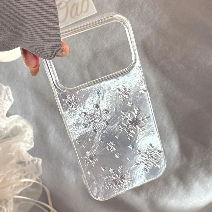 Korean Christmas Snowflakes Phone Case For iPhone PhoneShells