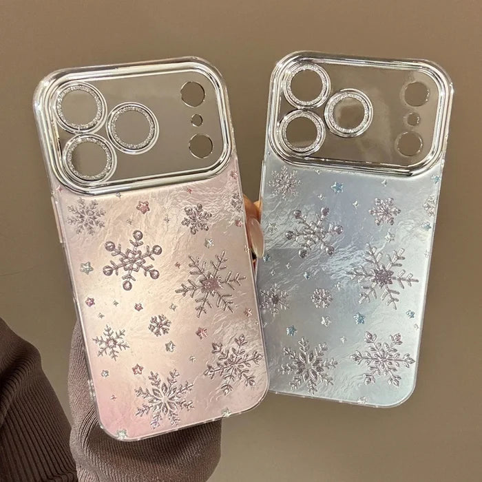 Korean Christmas Snowflakes Phone Case For iPhone PhoneShells