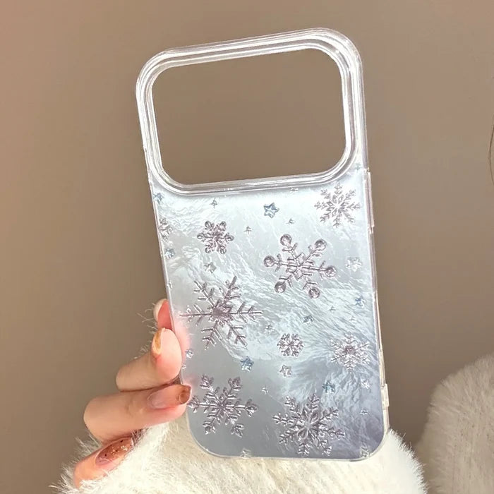 Korean Christmas Snowflakes Phone Case For iPhone PhoneShells