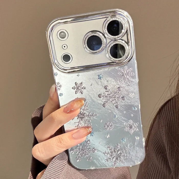Korean Christmas Snowflakes Phone Case For iPhone PhoneShells