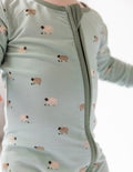 Lamb Bamboo Convertible Footed Onesie Elevated Faith