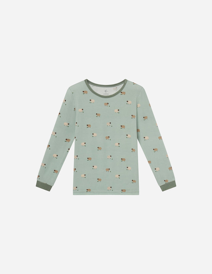 Lamb Bamboo Kids Pajama Set Elevated Faith