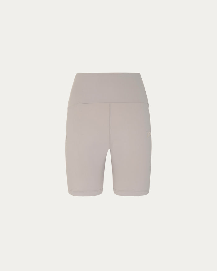 Leggings ciclista Eva - grigio a vita alta