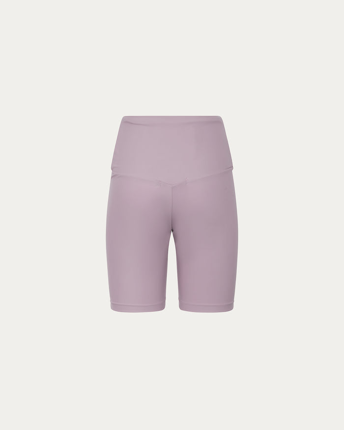 Leggings ciclista Eva - rosa a vita alta
