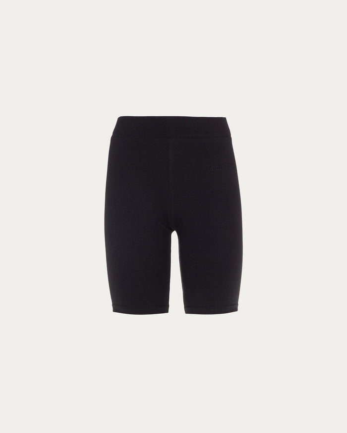 Leggings ciclista nero sostenibili