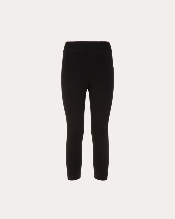 Leggings donna neri a vita alta