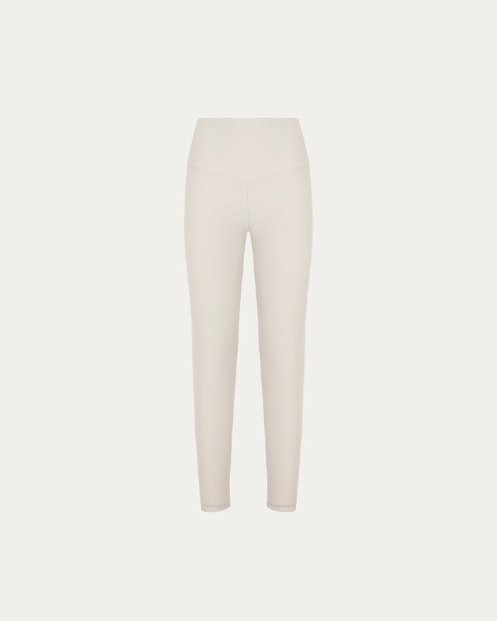 Leggings Eva - beige a vita alta