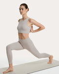 Leggings Eva - grigio a vita alta