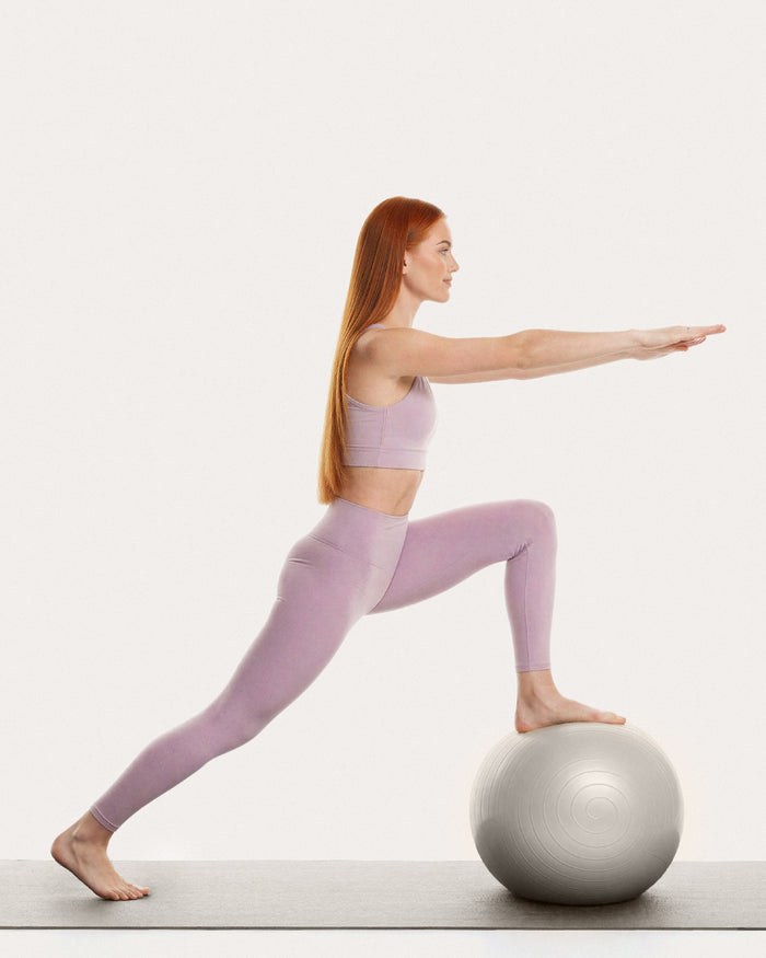 Leggings Eva - rosa a vita alta