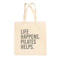 Life Happens Pilates Helps Tote Bag Ivy + Cloth