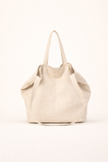 Lightweight Ramie Canvas Large Tote Bag LINTICO