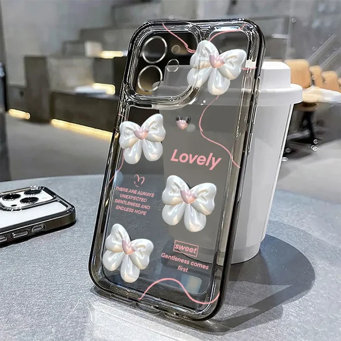 Lotus Flower Transparent Phone Case For iPhone PhoneShells