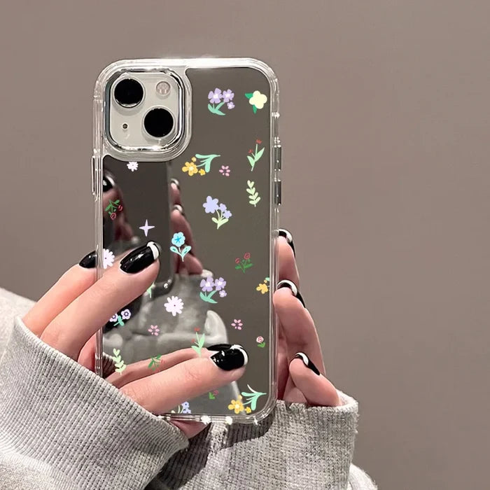 Love Heart Mirror Phone Case PhoneShells