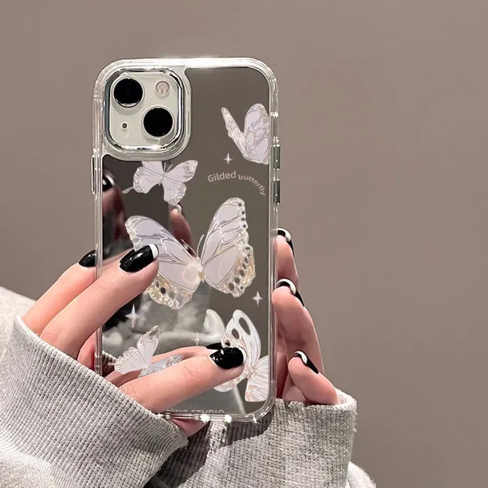 Love Heart Mirror Phone Case PhoneShells