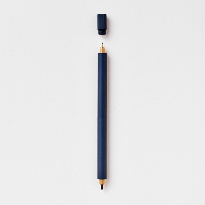 The Lumos Pro Duo Refillable Pen in Midnight on white background