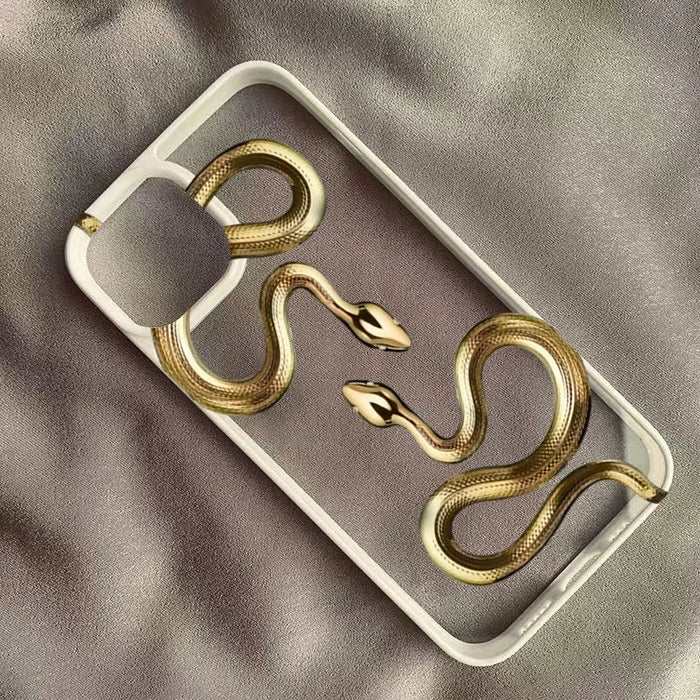 Luxury Black Gold Snake Phone Case PhoneShells