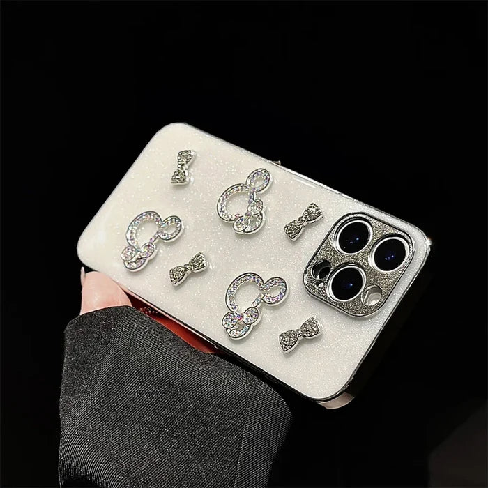 Luxury Diamond Plating Cute Hello Kitty Phone Case PhoneShells