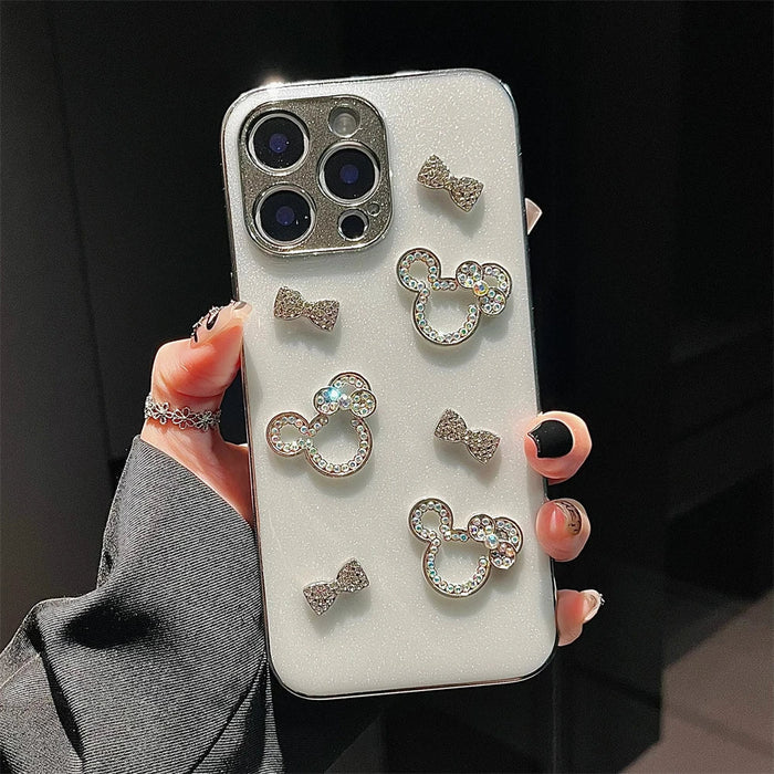 Luxury Diamond Plating Cute Hello Kitty Phone Case PhoneShells