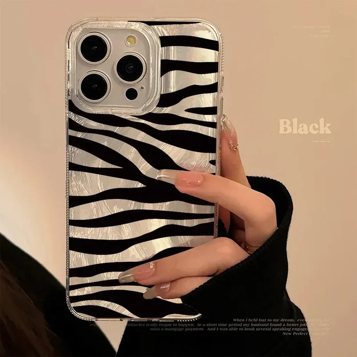 Luxury Laser Wave Pattern Phone Case PhoneShells
