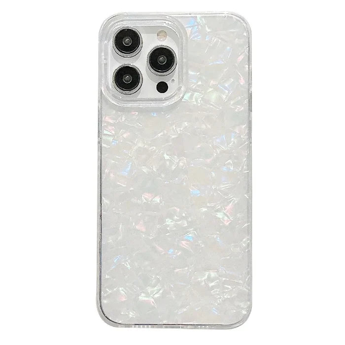 Luxury Solid Color Shell Pattern Phone Case For iPhone PhoneShells