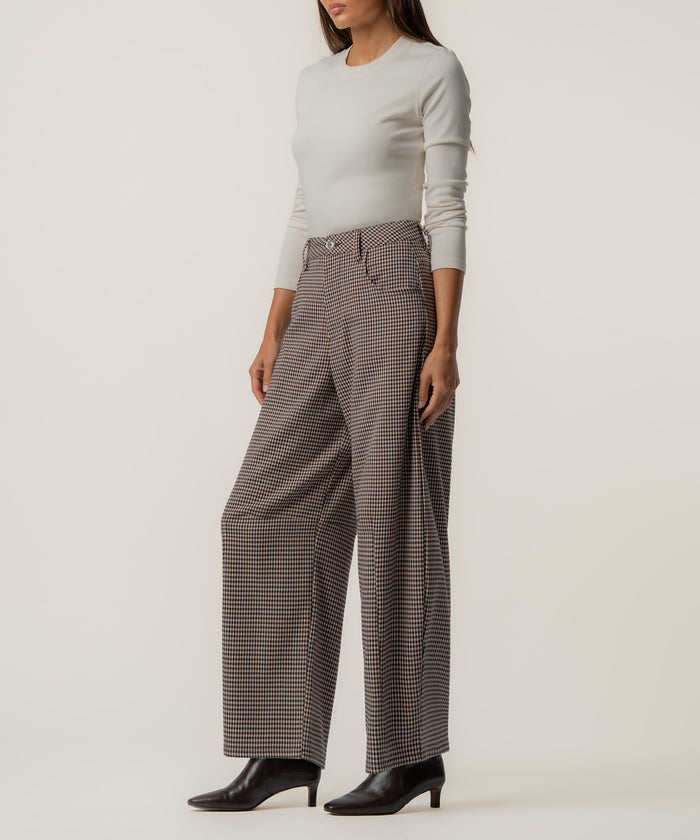 Lynn High Rise Pant in Espresso