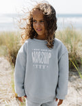 Made To Worship Kids Crewneck Elevated Faith