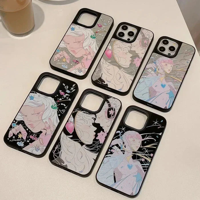 MagSafe Mirror Surface Anime Girl Case Phone Case PhoneShells