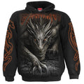 MAJESTIC DRACO - Hoody Black Spiral USA