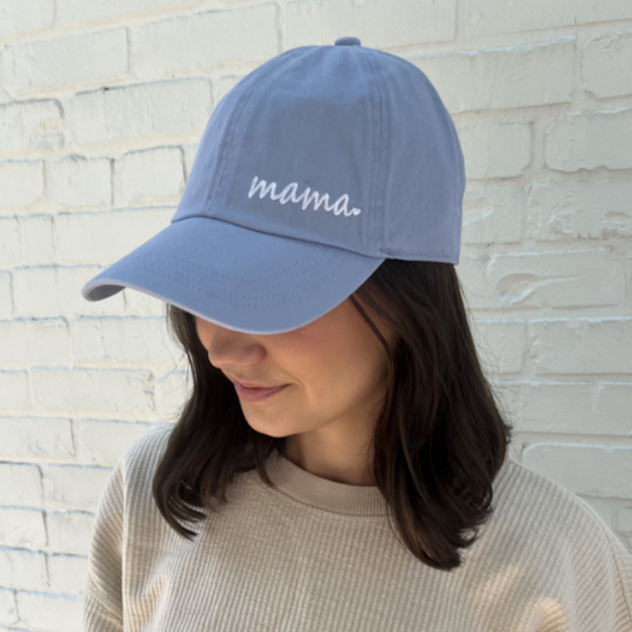 Mama Heart Hat Ivy + Cloth