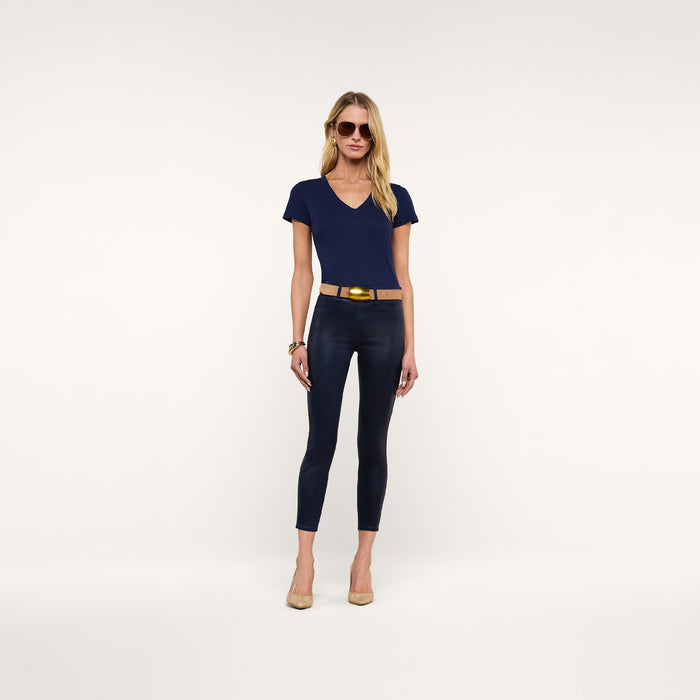 wax coated jean L'AGENCE