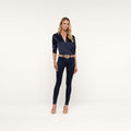wax coated jean L'AGENCE