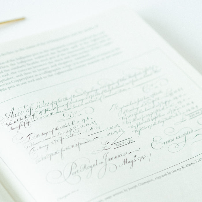 Mastering Copperplate Calligraphy by Eleanor Winters book internals