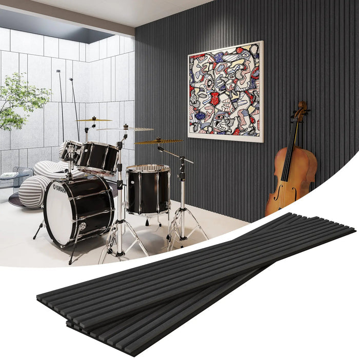 MDF Acoustic Slat Wood Wall Panels HAUSVITA