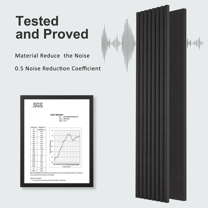 MDF Acoustic Slat Wood Wall Panels HAUSVITA