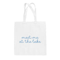Meet Me At The Lake Blue Script (Tote Bag) Ivy + Cloth