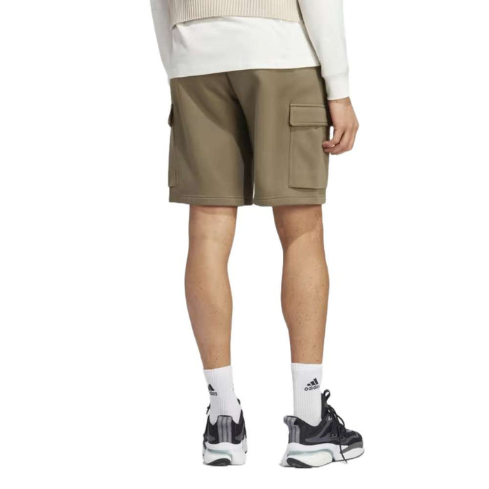 adidas Men's Essentials Cargo Shorts - Olive Strata runnwalk