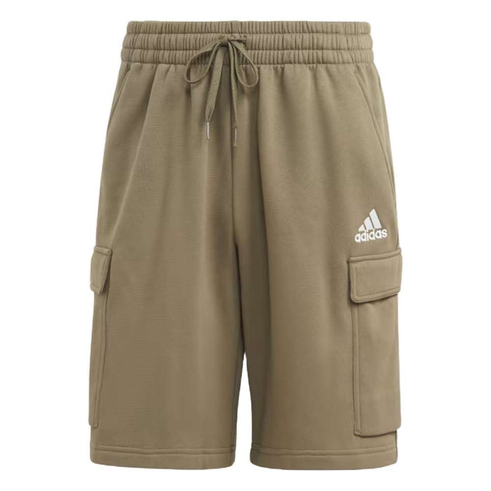 adidas Men's Essentials Cargo Shorts - Olive Strata runnwalk
