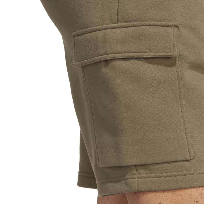 adidas Men's Essentials Cargo Shorts - Olive Strata runnwalk