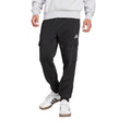 adidas Men's Essentials Feel Cozy Fleece Cargo Pants - Black runnwalk
