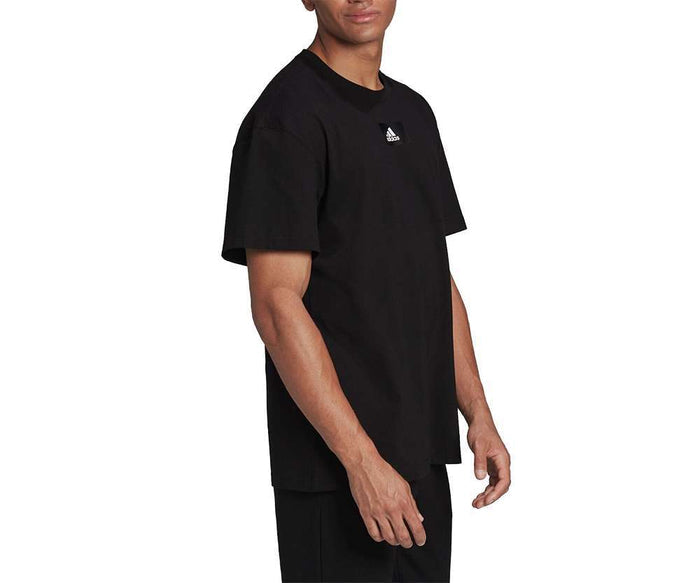 adidas Men's Essentials Feelvivid T-Shirt - Black runnwalk