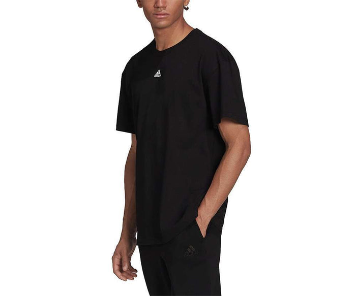 adidas Men's Essentials Feelvivid T-Shirt - Black runnwalk