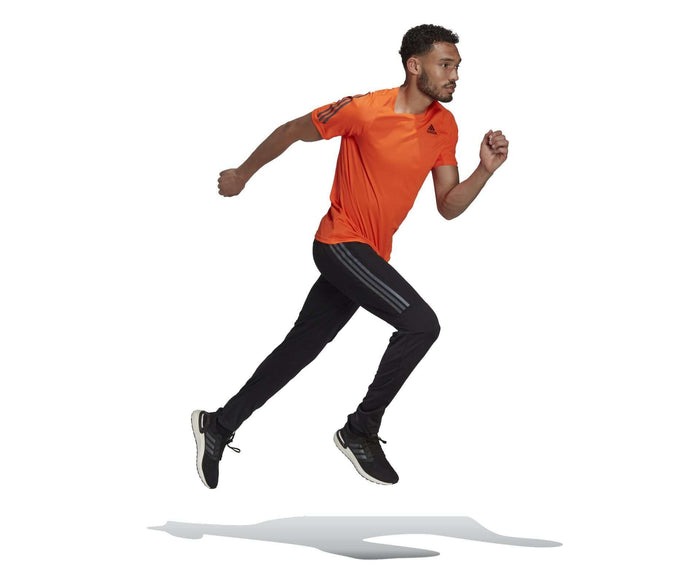 adidas Men's Run Icon Running T-Shirt - IMPACT-ORANGE runnwalk