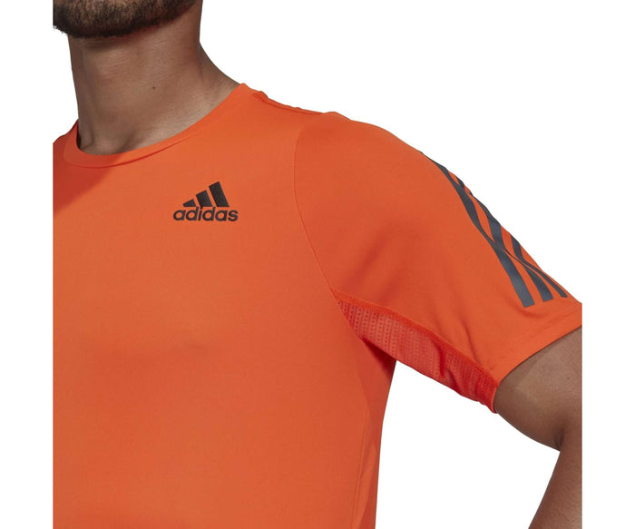 adidas Men's Run Icon Running T-Shirt - IMPACT-ORANGE runnwalk