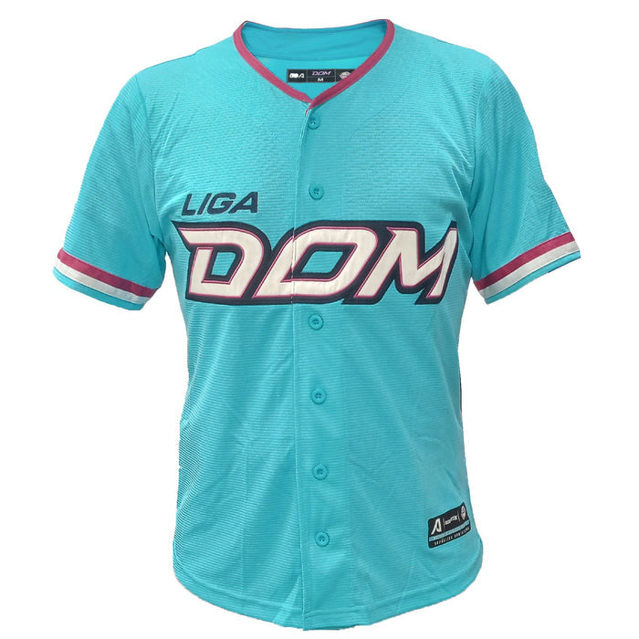 Men's Serie del Caribe 2024 OFFICIAL Dominicana Jersey - Teal Peligro Sports