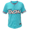 Men's Serie del Caribe 2024 OFFICIAL Dominicana Jersey - Teal Peligro Sports