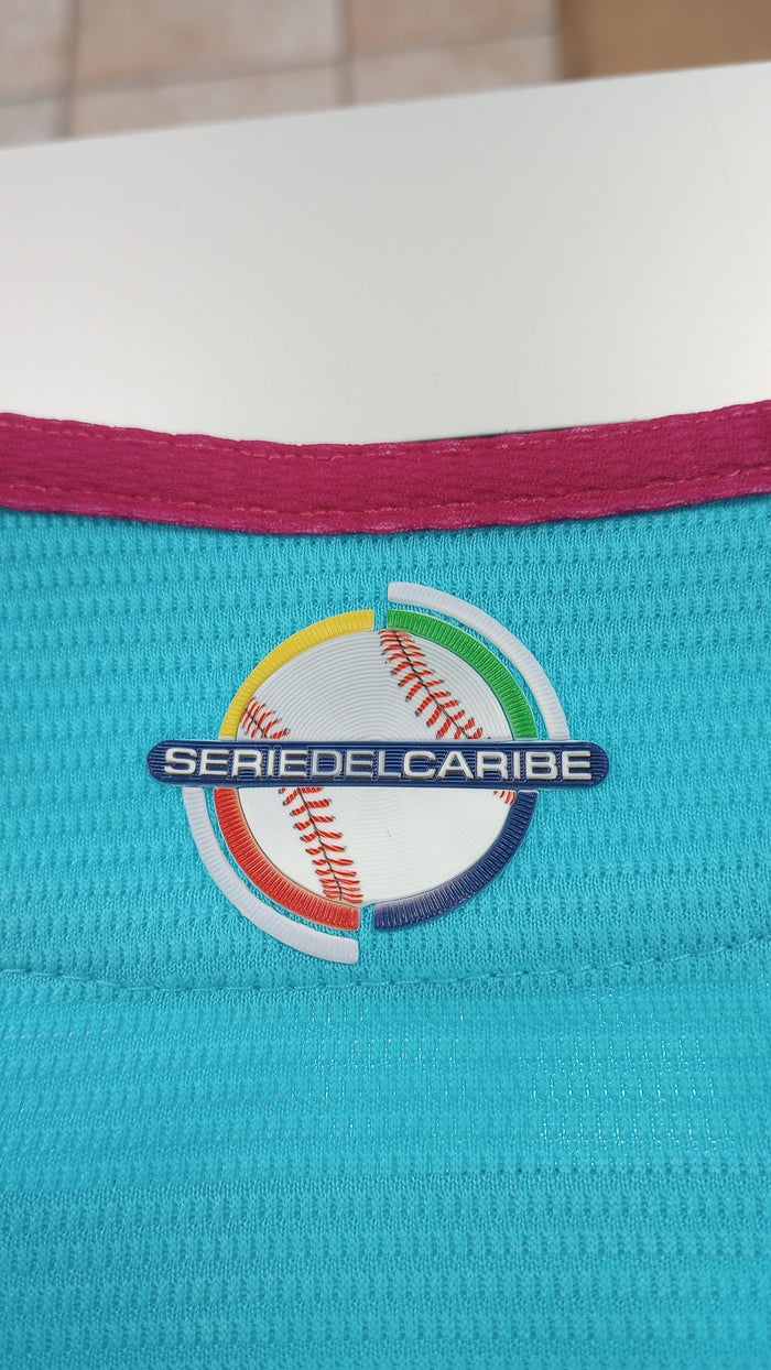 Men's Serie del Caribe 2024 OFFICIAL Dominicana Jersey - Teal Peligro Sports