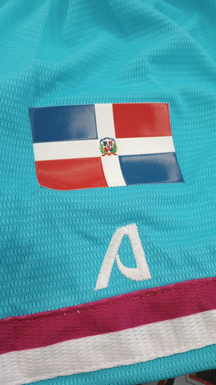 Men's Serie del Caribe 2024 OFFICIAL Dominicana Jersey - Teal Peligro Sports