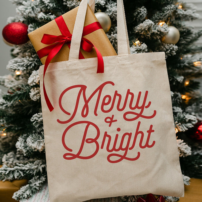 Merry And Bright Tote Bag Ivy + Cloth