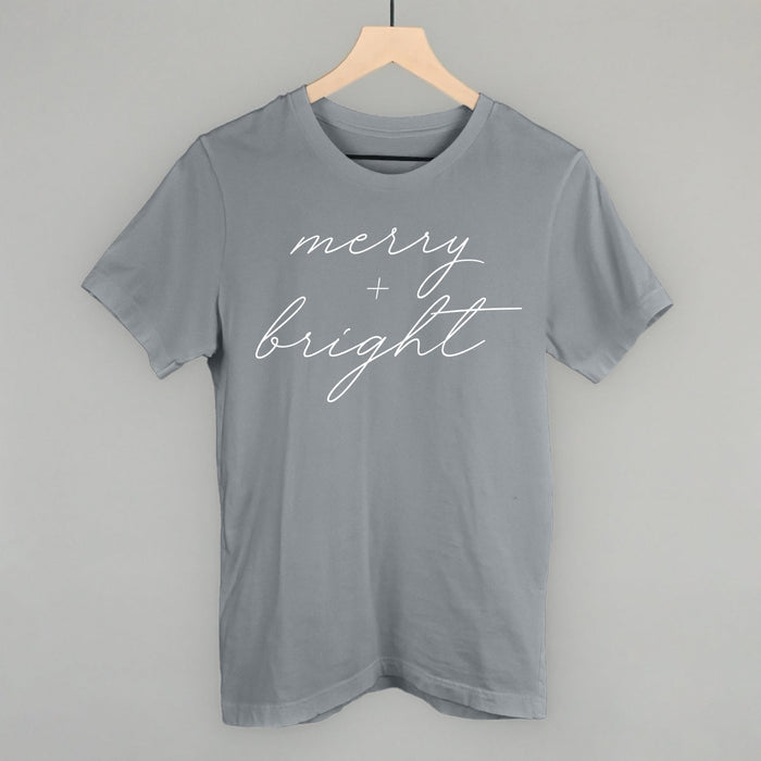 Merry And Bright White Script Ivy + Cloth